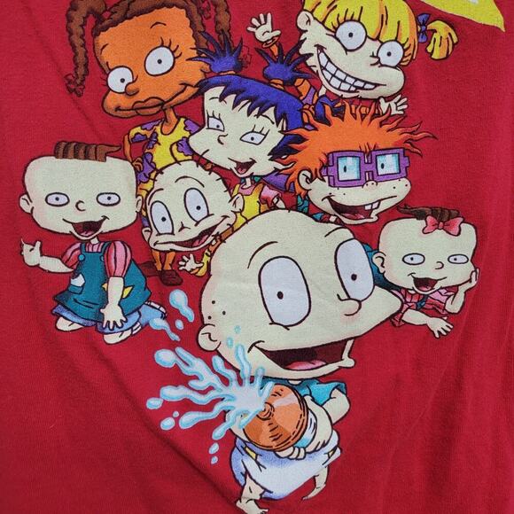 Rugrats T Shirt Juniors XL Red 674 - Picture 5 of 11